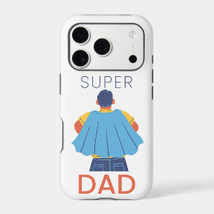 Étui iPhone Cape de Super Papa Super-héros