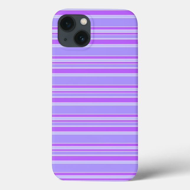 Étui iPhone Case-Mate à rayures violettes (Verso)