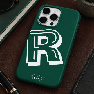 Étui iPhone Case-Mate minimaliste vert moderne ave