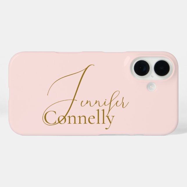 Étui iPhone Case-Mate Rose Pâle (Verso (horizontal))