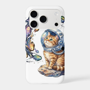 Étui iPhone Chat au Casque Regardant des Poissons