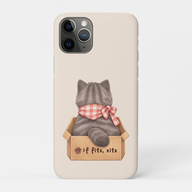 Étui iPhone Chat dans la Boîte (Dos)