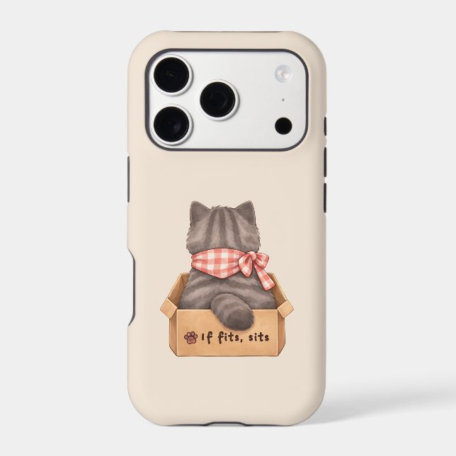 Étui iPhone Chat dans la Boîte (Verso)