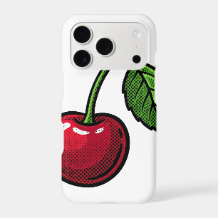 Étui iPhone Cherry Pop Art