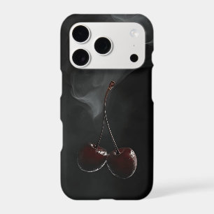 Étui iPhone Cherry Smoke Sombre Cinématique