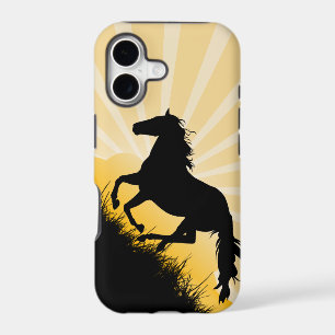 Étui iPhone Cheval Coucher de soleil