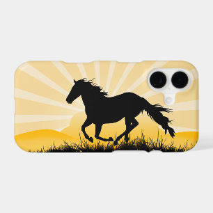 Étui iPhone Cheval Coucher de soleil