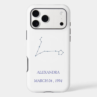 Étui iPhone Constellation Personnalisé Poissons -