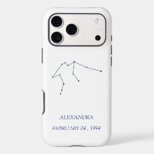 Étui iPhone Constellation Verseau Personnalisé - P