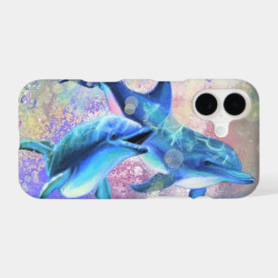 Étui iPhone Couple Dauphins