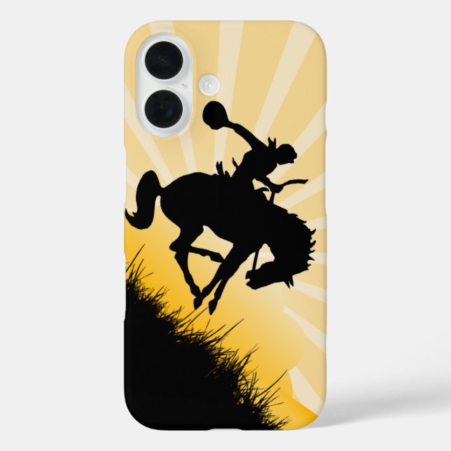 Étui iPhone Cowboy de Rodéo (Verso)