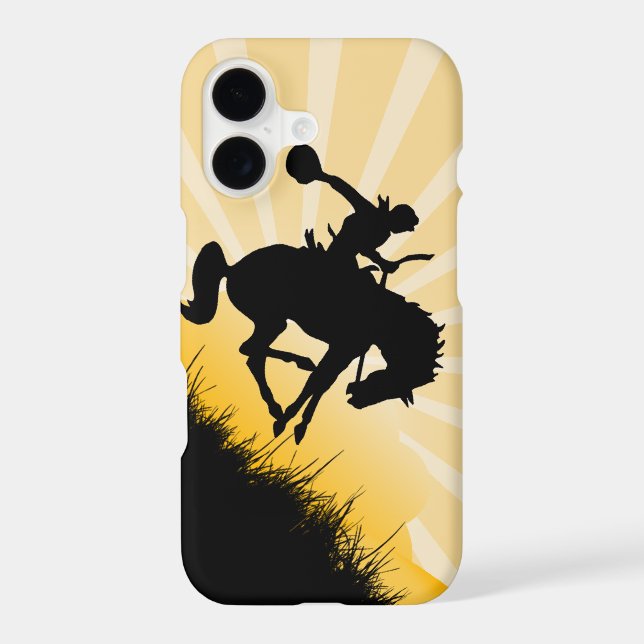 Étui iPhone Cowboy de Rodéo (Verso)