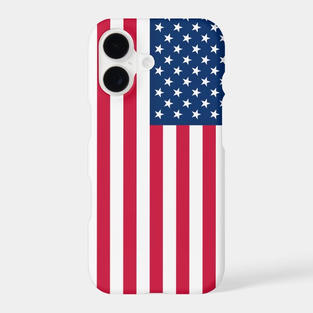 Étui iPhone Drapeau Américain (Verso)