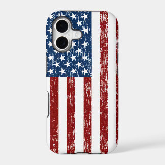Étui iPhone Drapeau Américain Rétro