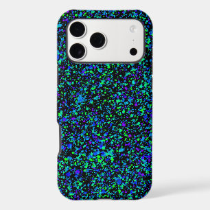 Étui iPhone - Éclaboussures bleues