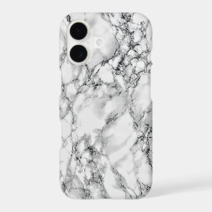 Étui iPhone en marbre blanc