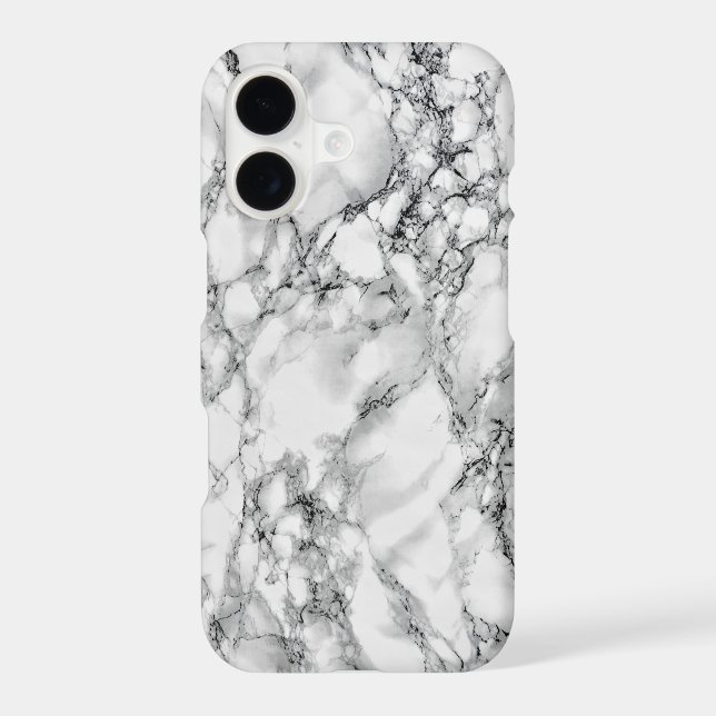 Étui iPhone en marbre blanc (Verso)