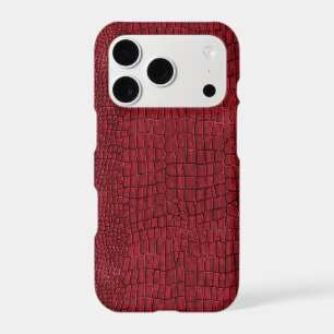 Étui iPhone en peau d'alligator