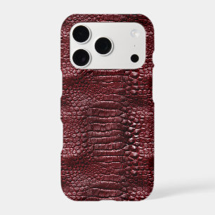 Étui iPhone en peau de crocodile