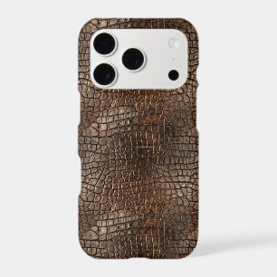 Étui iPhone en peau de crocodile