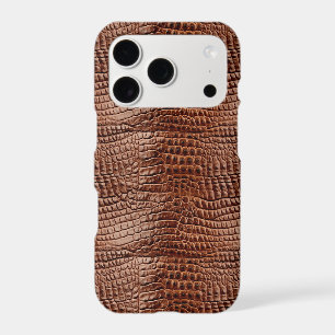 Étui iPhone en peau de crocodile