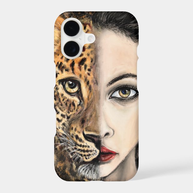 Étui iPhone Femme Léopard (Verso)