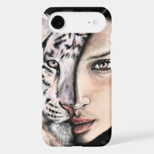 Étui iPhone Femme Tigre Blanc