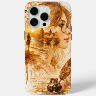 Étui iPhone Femme Victorienne Vintage Sépia
