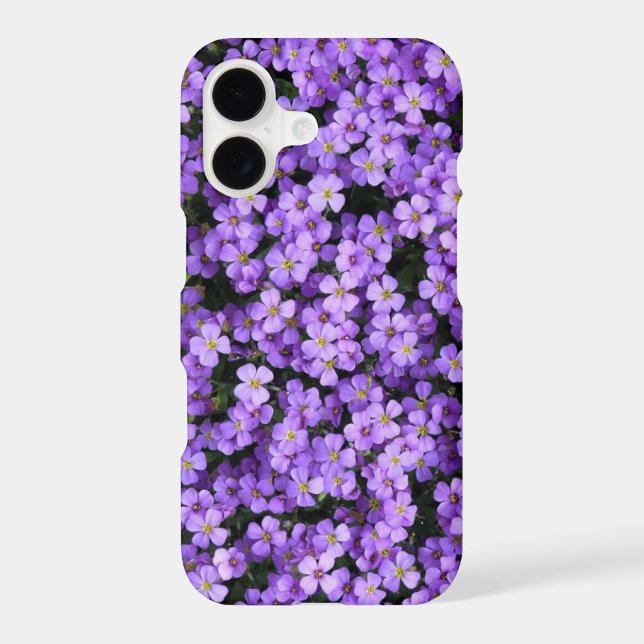 Étui iPhone Fleurs de Violettes (Verso)