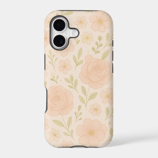 Étui iPhone Fleurs Pastel Élégant