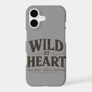 Étui iPhone gris rustique Wild At Heart