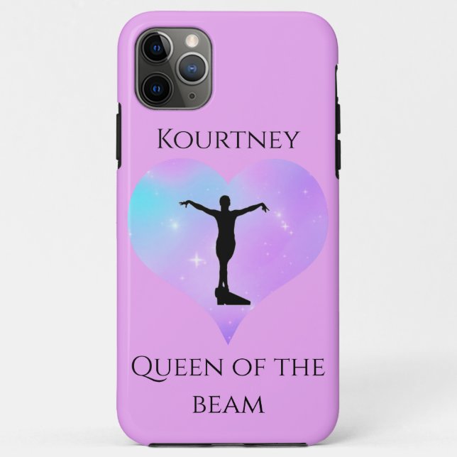 Étui iPhone Gymnastique Purple Queen Of The Beam (Dos)