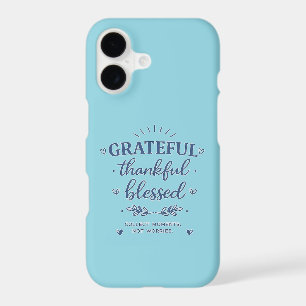 Étui iPhone Inspirant Reconnaissant Merci Dieu