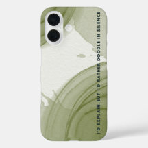 Étui iPhone / iPad à motif aquarelle pour introver