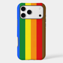 Étui iPhone / iPad à rayures arc-en-ciel