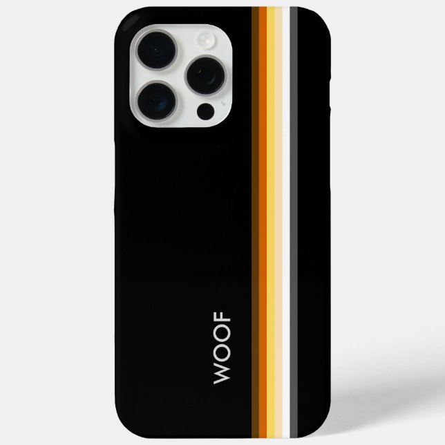 Étui iPhone / iPad avec drapeau de fierté ours woo (Verso)