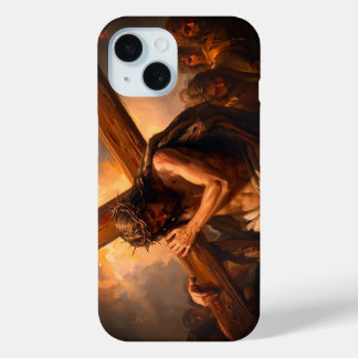 Étui iPhone / iPad Jésus porte la Croix