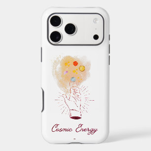 Étui iPhone / iPad Minimaliste Main Cosmique - Cél