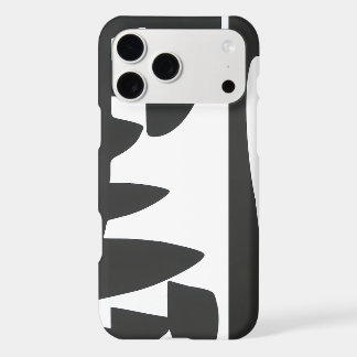 Étui iPhone / iPad noir et blanc Art abstrait