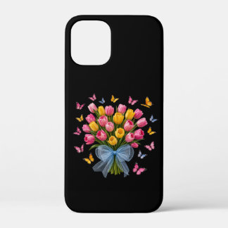 Étui iPhone / iPad Tulipes & Papillons