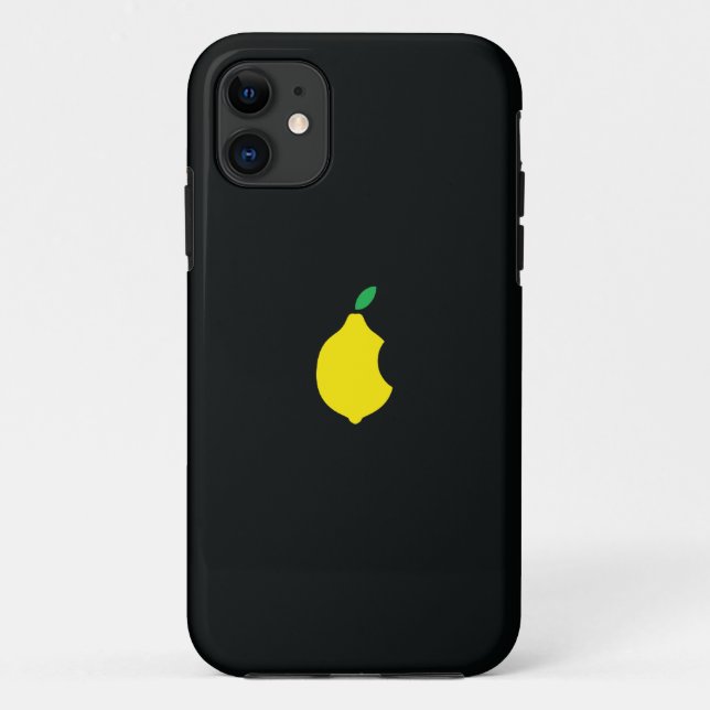 étui iphone logo citron (Dos)