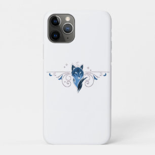 Étui iPhone loup bleu