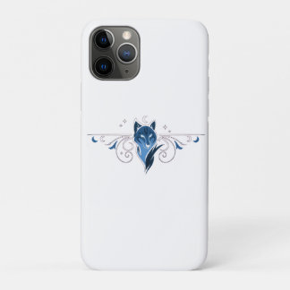 Étui iPhone loup bleu