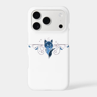 Étui iPhone loup bleu