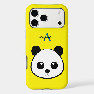 Étui iPhone Monogramme Personnalisé avec Ourson Pa