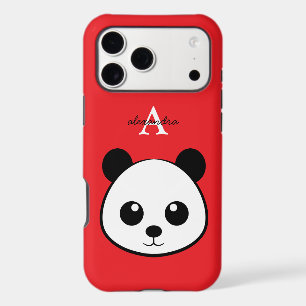 Étui iPhone Monogramme Personnalisé Ourson Panda M