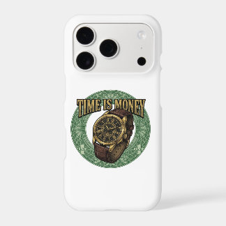 Étui iPhone Montre Vintage Time is Money
