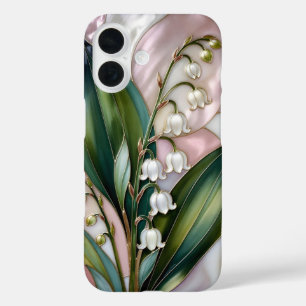 Étui iPhone Muguet de Mai de Style Vitrail