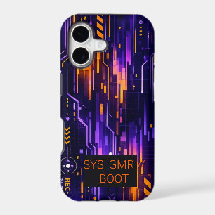 Étui iPhone Neon Cyberpunk Glitch