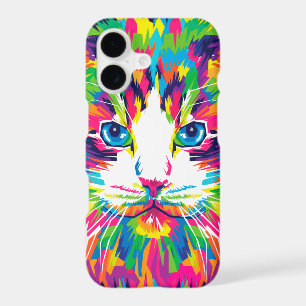 Étui iPhone Neon WPAP Cat – Audacieux et ludique